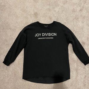 ZARA - Joy Division Crew Neck Sweater - Size L
